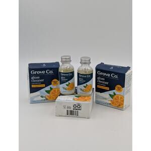 3 Boxes Grove Co Orange & Rosemary Glass Cleaner Concentrates 2 Each Box